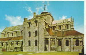 Hampshire Postcard - The South Front - Romsey Abbey - Ref TZ3221