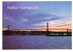 Large 5 X 7 inch, The McDonald Bridge, Halifax - Dartmouth, Nova Scotia