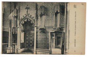 France 1908 Unused Postcard Bourges Palace Palais Jacques Coeur Chapel