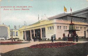 BF35368 exposition de charleroi 1911 palais de travaux fe france front/back scan