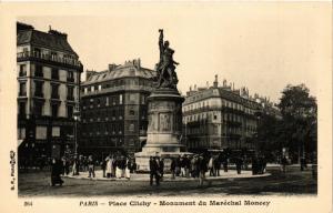 CPA PARIS 17e-Place Clichy-Monument du Maréchal Moncey (322402)