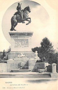 Lot 71 madrid spain postcard statue of Philip IV