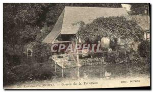 Old Postcard Environs of Orbec Source of Folletiere