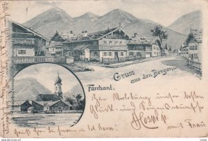 Gruss Aus Den BERGEN (Lower Saxony), Germany, 1902; Partial Town View, Farchan