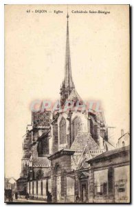 Old Postcard Dijon Church Cathedrale Saint Benigne