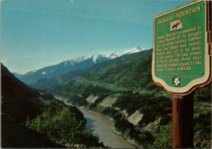 Jackass Mountain Fraser Canyon British Columbia Canada Postcard PC476