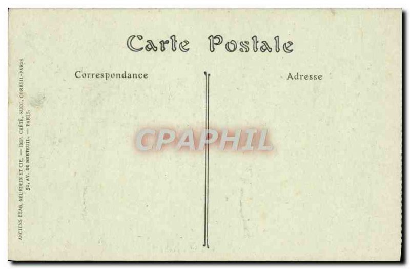 Old Postcard Niort The Public Garden