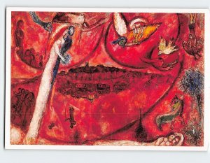 Postcard Cantique des Cantiques III By Marc Chagall, Nice, France