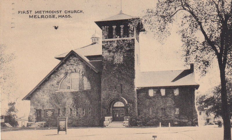 MELROSE, Massachusetts, PU-1953; First Methodist Church