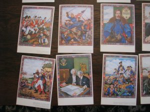 1939 NY Worlds Fair Souvenir POSTCARDS ARTHUR SZYK Polish-American Cpl.Set of 20