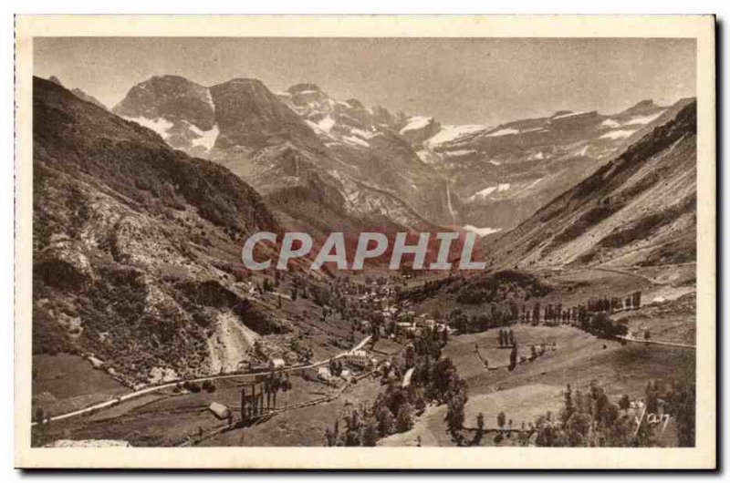 Gavarnie Old Postcard village and the circus