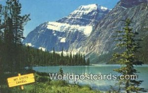 Mount Edith Cavell Athabasca Valley, Jasper National Park Canada 1969 