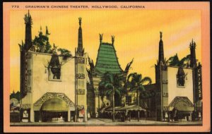 California HOLLYWOOD Grauman's Chinese Theater LINEN