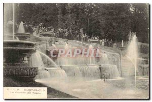 Old Postcard Saint Cloud Park Park The Fountains