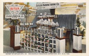 Curt Teich Indianapolis Industrial Expo Butler Manufacturing Linen Postcard