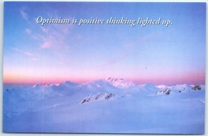 M-44967 Optimism is Positive Thinking Lighted Up by Dr Norman Vincent Peale