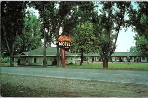 Postcard MOTEL SCENE Ontario Oregon OR AI7697