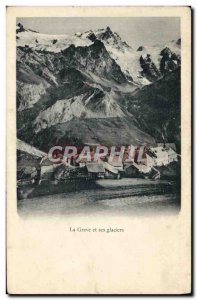 Old Postcard La Grave and Its Glaciers