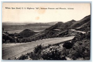 1932 White Spar Road US Highway 89 Between Prescott Phoenix Arizona AZ Postcard