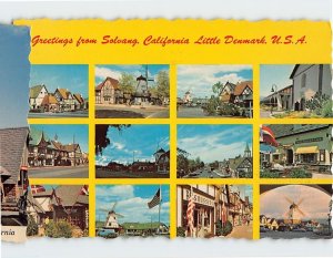 Postcard Little Denmark, U.S.A., Greetings from Solvang, California