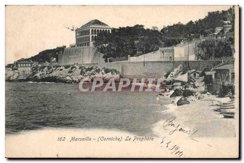 Postcard Old Marseille Corniche the Prophet