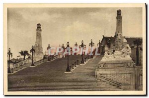 Postcard Old Marseille Monumental Staircase Senes and Arnal Architects