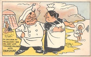 People Smoking Postcards|Beach Scene Postcards|Advertising Postcards