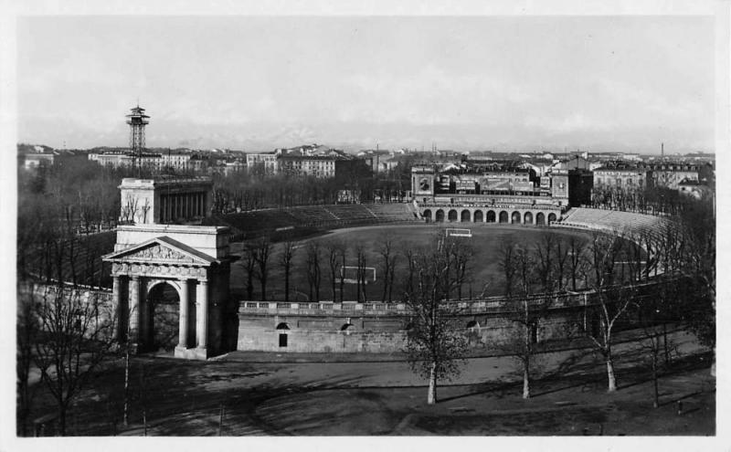 Milano Italy Amphitheatre Real Photo Antique Postcard K77728