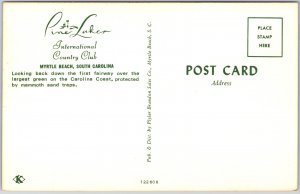 Myrtle Beach South Carolina SC, Pine Laker, International Country Club, Postcard