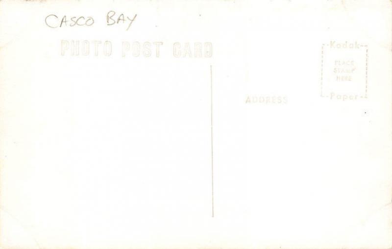 Casco Bay ME Steamer Grace Morgan RPPC Postcard