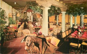 Postcard 1960s Illinois Mexican Restaurant La Hacienda De Sol Teich 22-12129