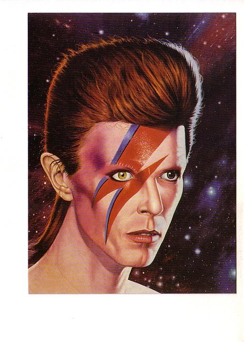 David Bowie with Painted Face, by David O'connor