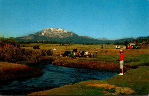 California High Sierra Country Fishing Scene