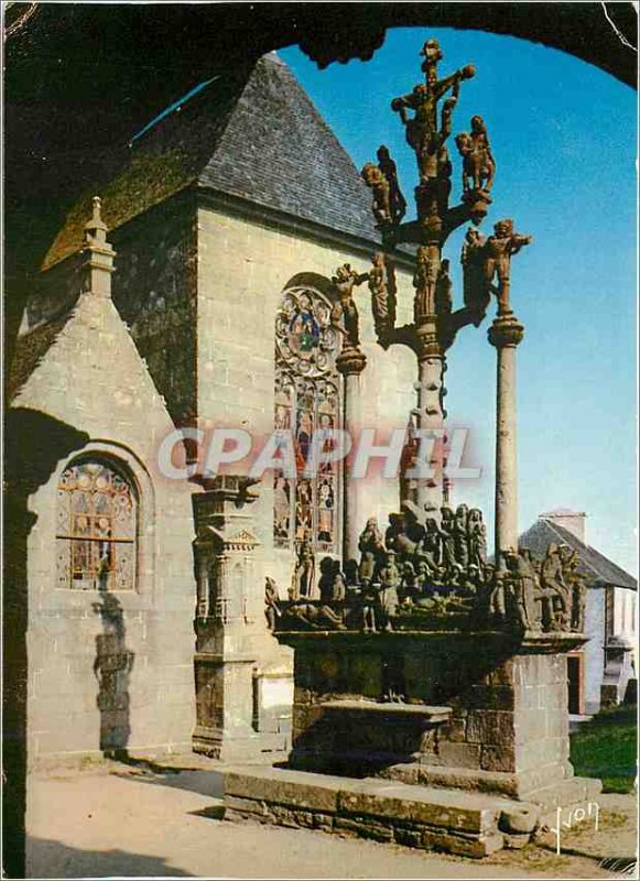 Postcard Modern Finistere Saint Thegonnec Calvary