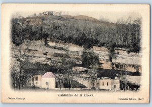 Infiesto Asturias Spain Postcard Shrine of the Cave c1905 Unposted Antique