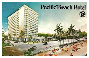 Postcard HOTEL SCENE Waikiki Hawaii HI AT2694