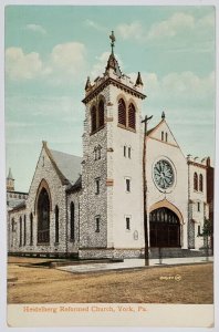 Heidelberg Reformed Church Reading Pennsylvania Postcard B28