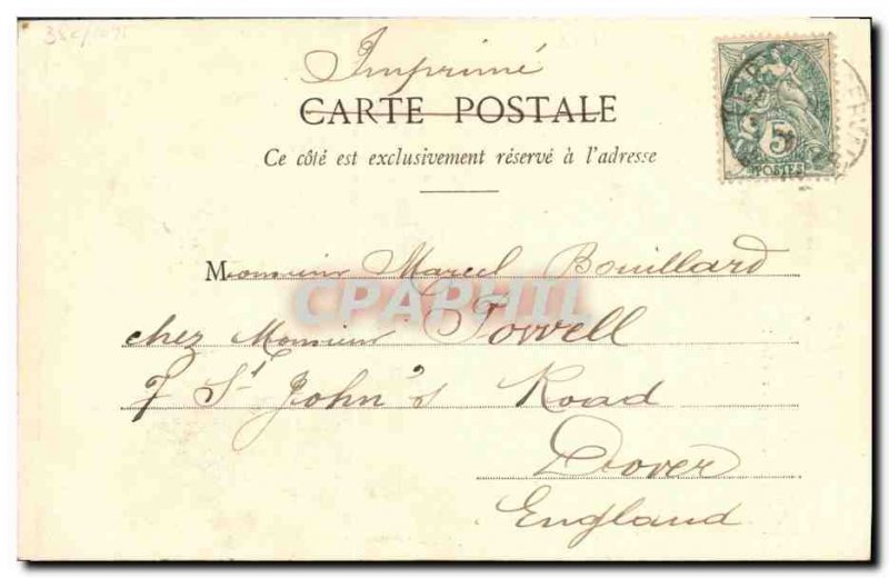 Old Postcard Fun Children Small chest