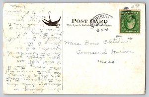 Postcard Humor Comic - Frank Swallow - Vermont vs Canada