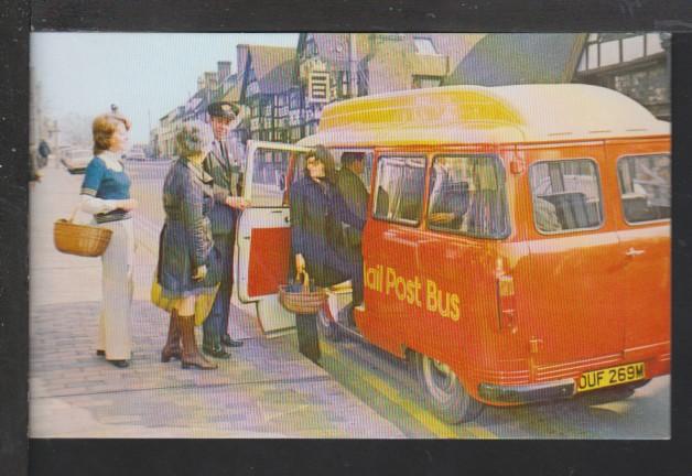 Royal Mail Post Bus Postcard 