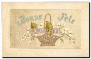 Old Postcard Fantasy Flowers Toilée