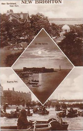 England New Brighton Multi View Real Photo