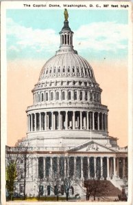 Capitol Dome Washington DC Goverment Building BS Reynolds Co UNP VTG Postcard