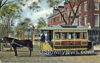 First Horse Car - Manchester, New Hampshire NH  