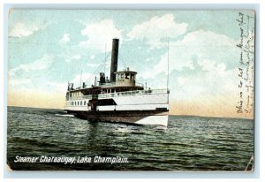 1912 Steamer Chateaugay Lake Champlain Antique Posted Postcard