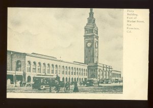 San Francisco, California/CA Postcard, Ferry Building, Foot Of Market Street