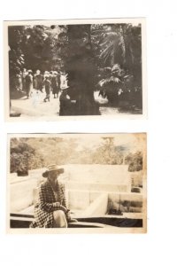 2 Photographs, 1934 Dodo by the Coffee Baths, In the Tropical Gardens, Cuba