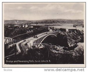 RP, Bridge & Reversing Falls, Saint John, New Brunswick, Canada, 1920-1940s