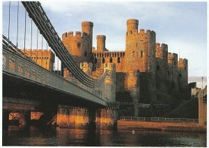 Wales Postcard - Conwy Castle at Sunrise. Used Postcard. Ref.AB780