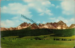 Sawteeth of the Sawtooth Mountains in Idaho Postcard PC274